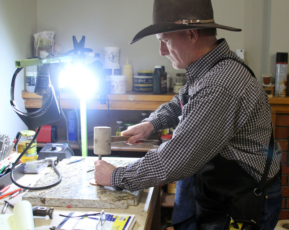 Joe Roberts works on his own terms, remaking history with saddles